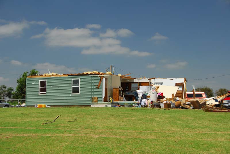 August 19, 2007 tornado damage photo