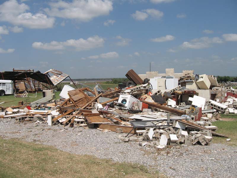 August 19, 2007 tornado damage photo