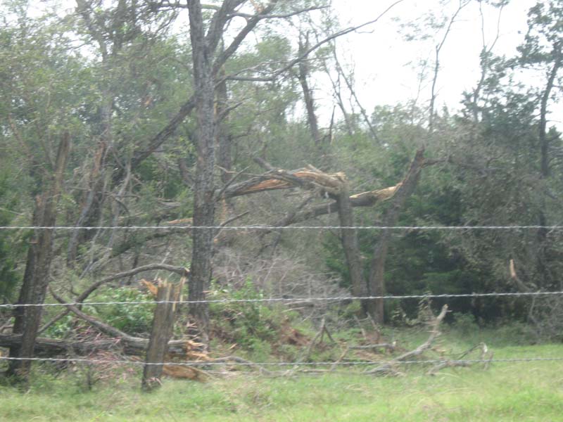 August 19, 2007 tornado damage photo