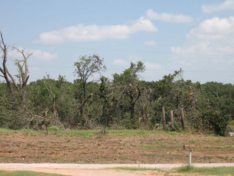 August 19, 2007 tornado damage photo