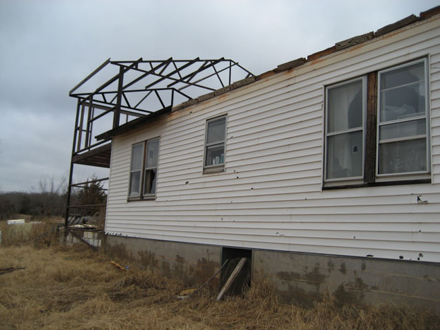 Central Oklahoma Tornado Damage Photo