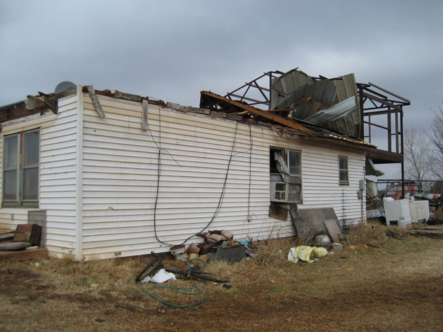 Central Oklahoma Tornado Damage Photo