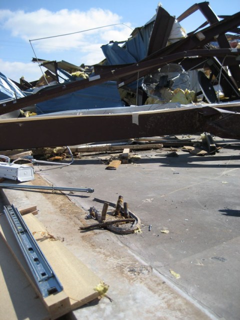 Central Oklahoma Tornado Damage Photo