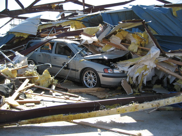 Central Oklahoma Tornado Damage Photo