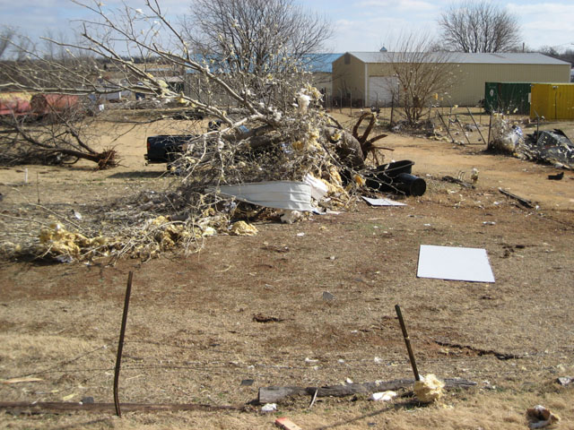 Central Oklahoma Tornado Damage Photo