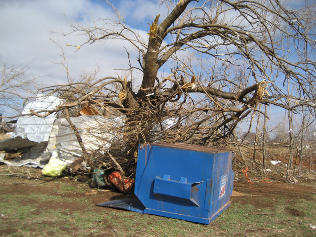 Central Oklahoma Tornado Damage Photo