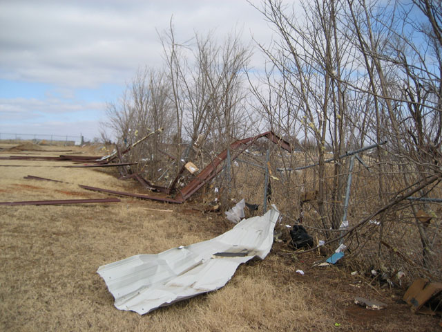 Central Oklahoma Tornado Damage Photo