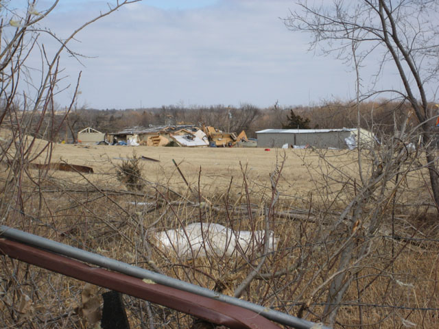 Central Oklahoma Tornado Damage Photo