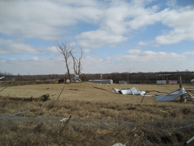 Central Oklahoma Tornado Damage Photo