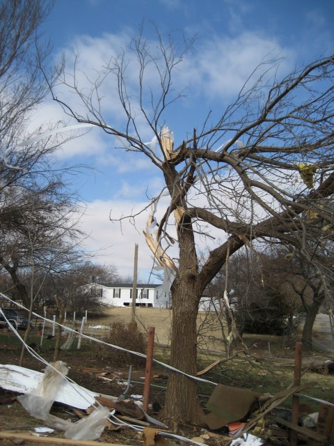 Central Oklahoma Tornado Damage Photo