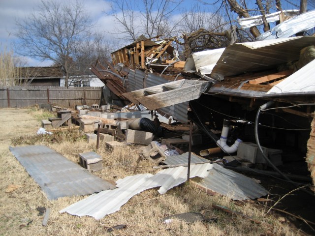 Central Oklahoma Tornado Damage Photo