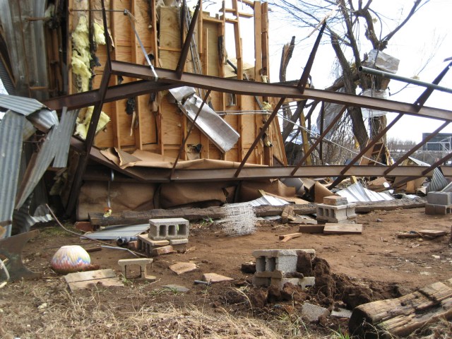 Central Oklahoma Tornado Damage Photo