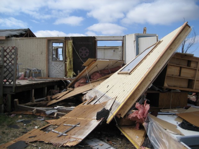 Central Oklahoma Tornado Damage Photo