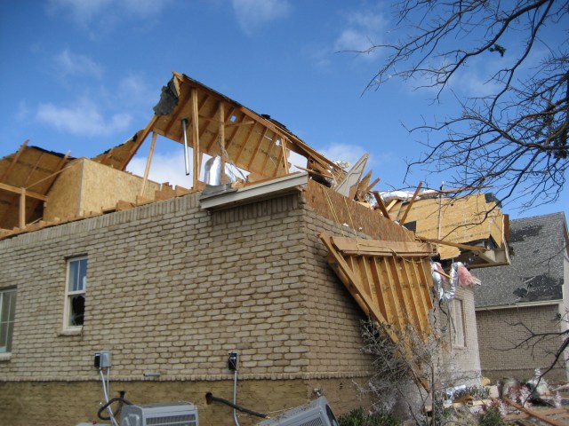 Central Oklahoma Tornado Damage Photo