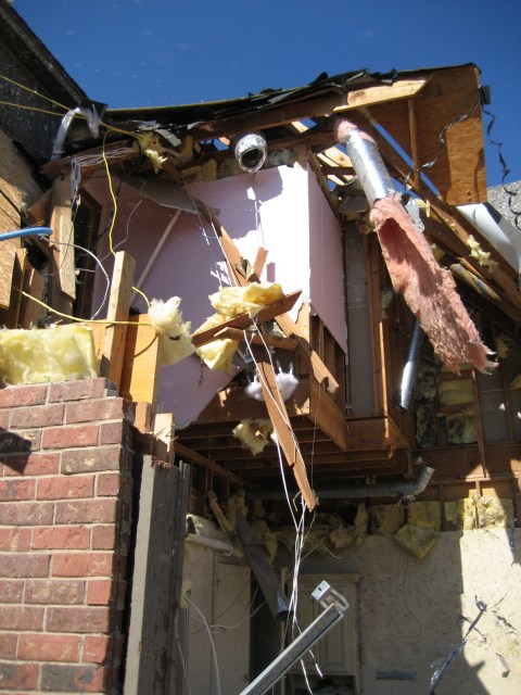 Central Oklahoma Tornado Damage Photo