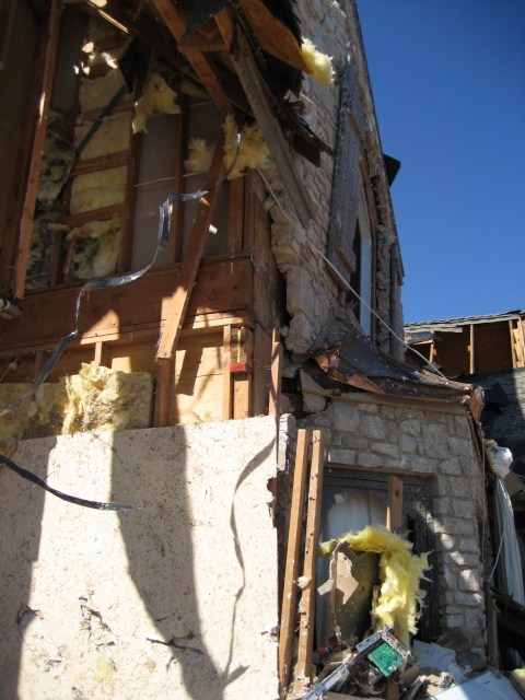 Central Oklahoma Tornado Damage Photo