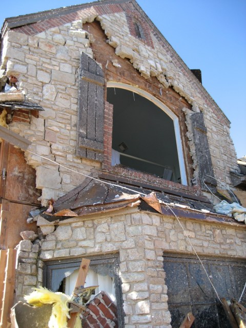 Central Oklahoma Tornado Damage Photo