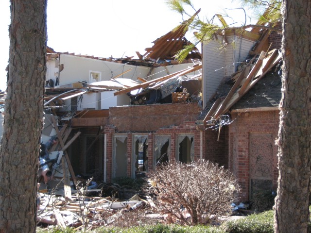 Central Oklahoma Tornado Damage Photo