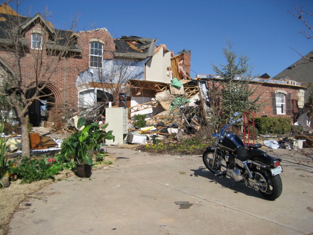 Central Oklahoma Tornado Damage Photo