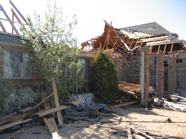 Central Oklahoma Tornado Damage Photo