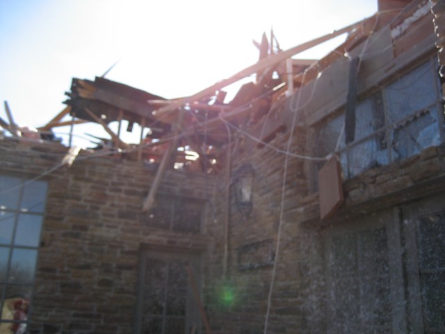 Central Oklahoma Tornado Damage Photo