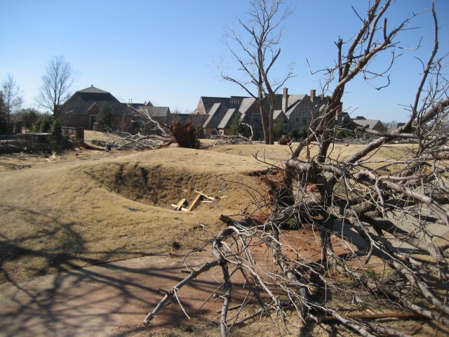 Central Oklahoma Tornado Damage Photo