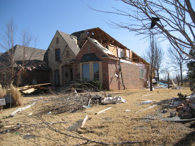 Central Oklahoma Tornado Damage Photo