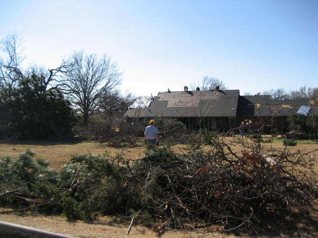 Central Oklahoma Tornado Damage Photo