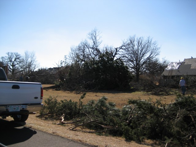 Central Oklahoma Tornado Damage Photo