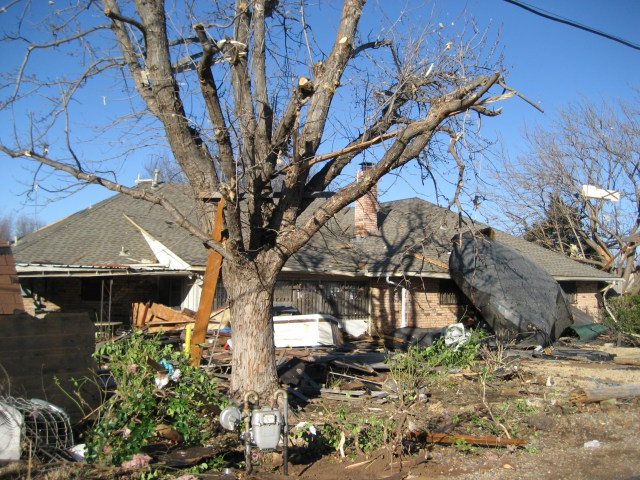 Central Oklahoma Tornado Damage Photo