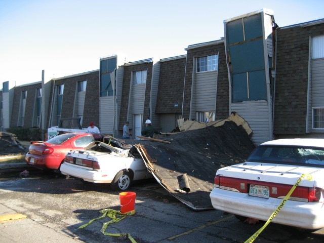 Central Oklahoma Tornado Damage Photo