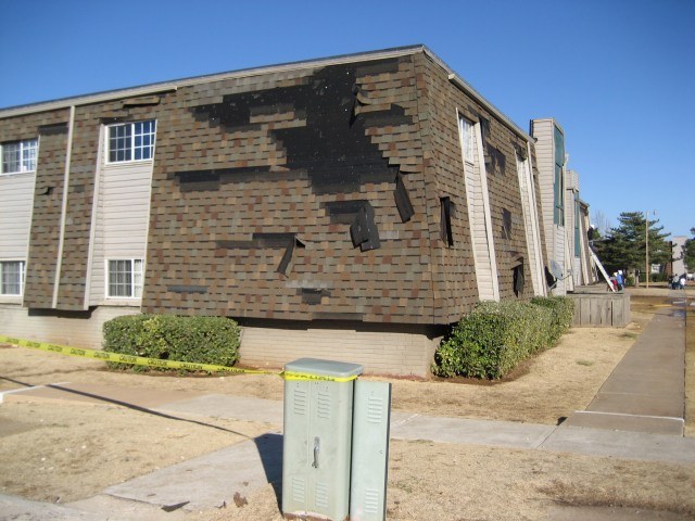 Central Oklahoma Tornado Damage Photo