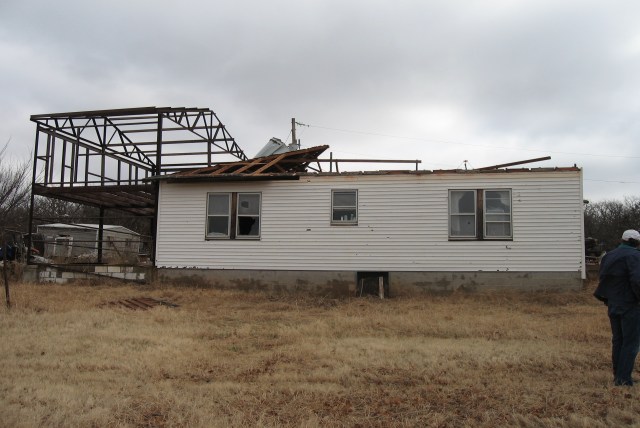 Central Oklahoma Tornado Damage Photo