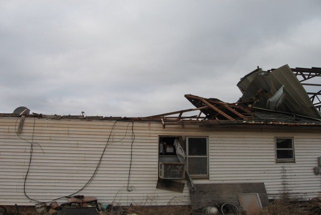 Central Oklahoma Tornado Damage Photo