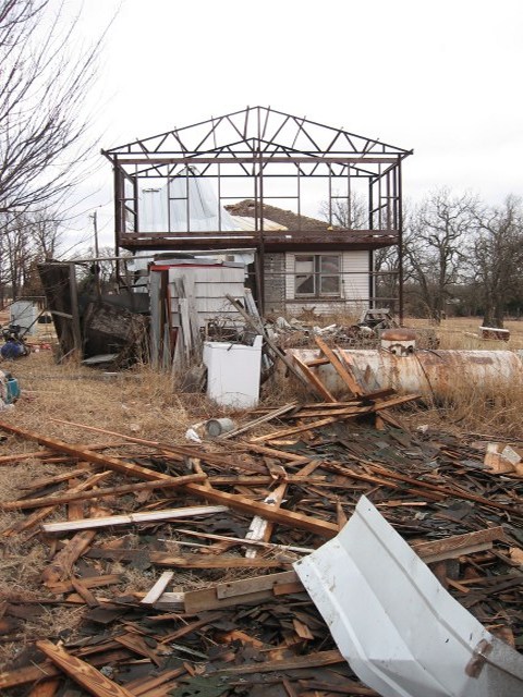 Central Oklahoma Tornado Damage Photo