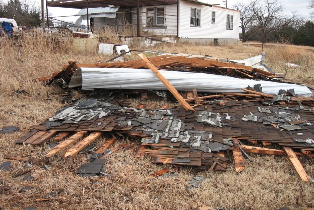 Central Oklahoma Tornado Damage Photo