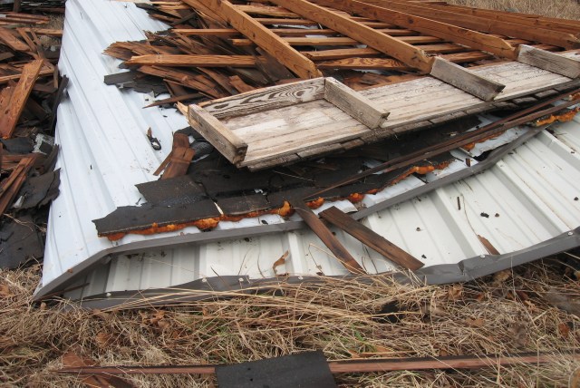 Central Oklahoma Tornado Damage Photo