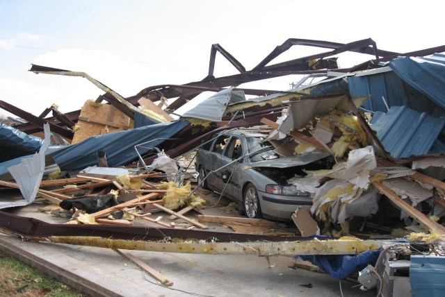 Central Oklahoma Tornado Damage Photo