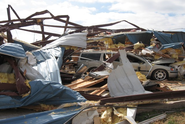 Central Oklahoma Tornado Damage Photo