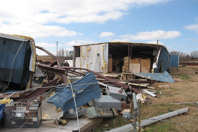 Central Oklahoma Tornado Damage Photo