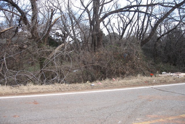 Central Oklahoma Tornado Damage Photo