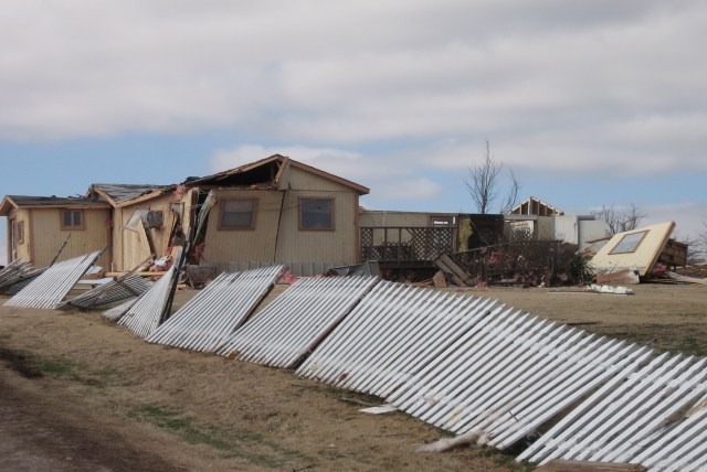 Central Oklahoma Tornado Damage Photo