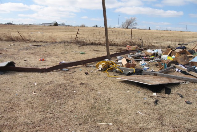 Central Oklahoma Tornado Damage Photo