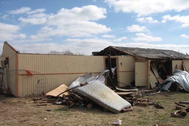 Central Oklahoma Tornado Damage Photo