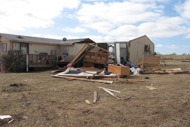 Central Oklahoma Tornado Damage Photo