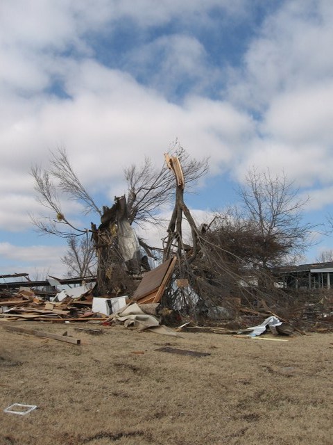 Central Oklahoma Tornado Damage Photo