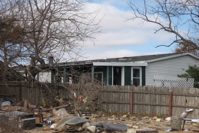 Central Oklahoma Tornado Damage Photo