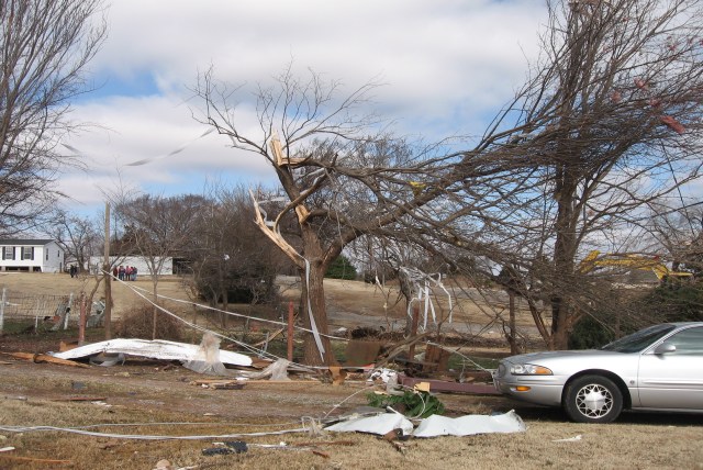 Central Oklahoma Tornado Damage Photo