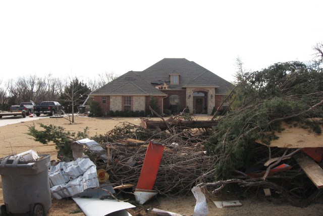 Central Oklahoma Tornado Damage Photo