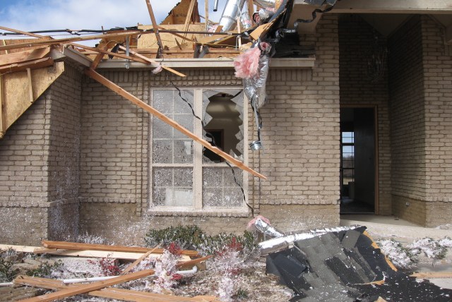 Central Oklahoma Tornado Damage Photo